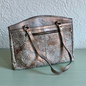 Patrica Nash Tooled Floral Leather Tote